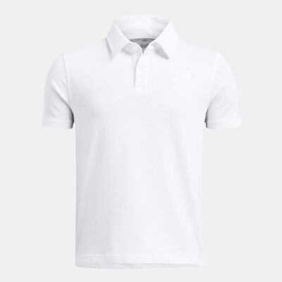 Under Armour Kids' Icon Polo Shirt White