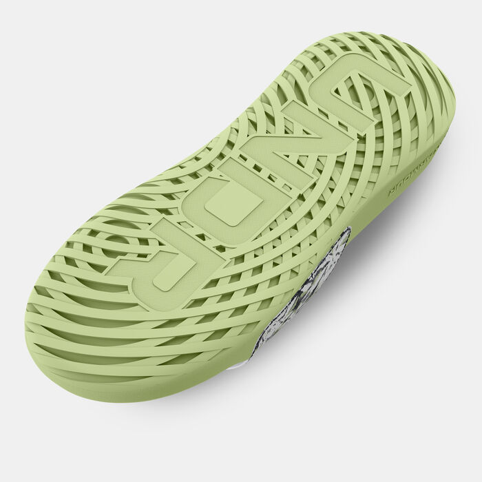 Under Armour Women's Ignite Select Graphic Slides Green image number 3