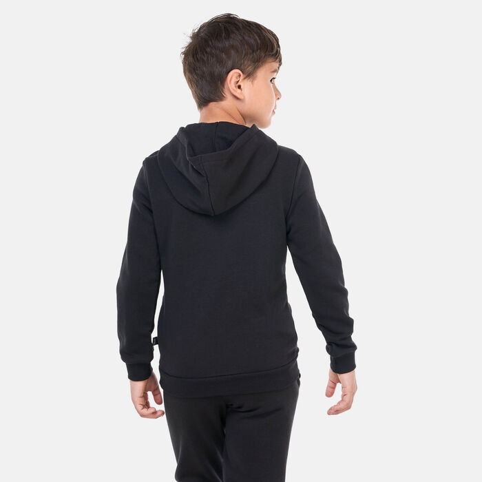 PUMA Kids' Essentials+ Logo Lab Hoodie Black PUMA Kids' Essentials+ Logo Lab Hoodie Black image number 1