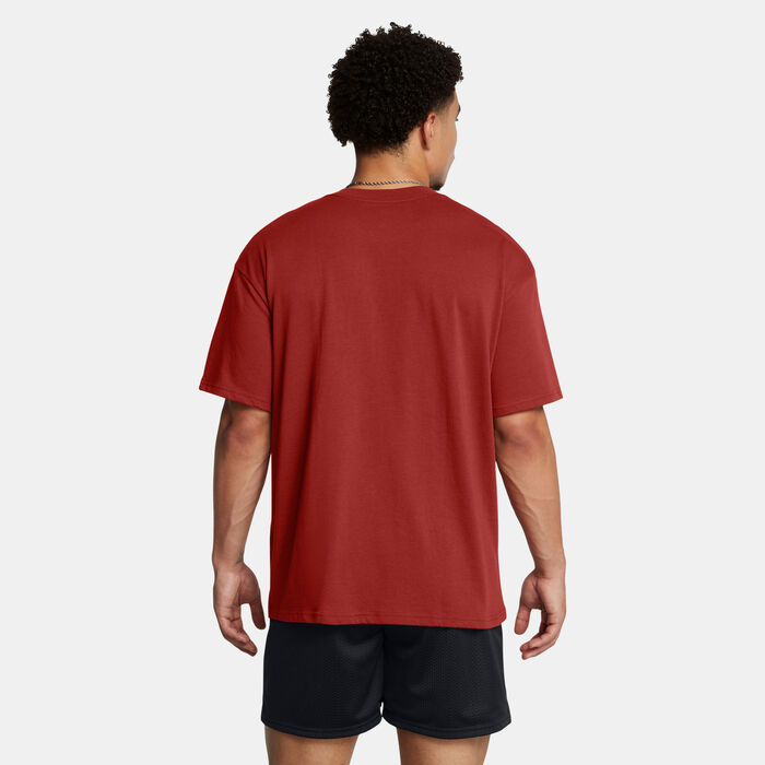 Under Armour Men's Heavyweight SM Box T-Shirt Orange Under Armour Men's Heavyweight SM Box T-Shirt Orange image number 1