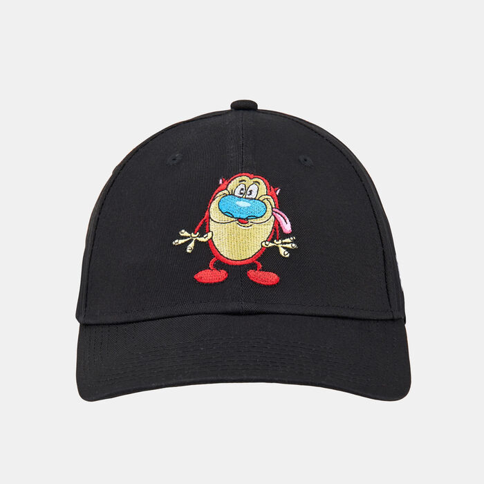 New Era Men's Stimpy Nickelodeon Character Black 9FORTY Adjustable Cap Black image number 0