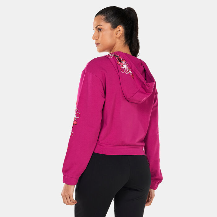 EA7 Emporio Armani Women's Hoodie Purple EA7 Emporio Armani Women's Hoodie Purple image number 1
