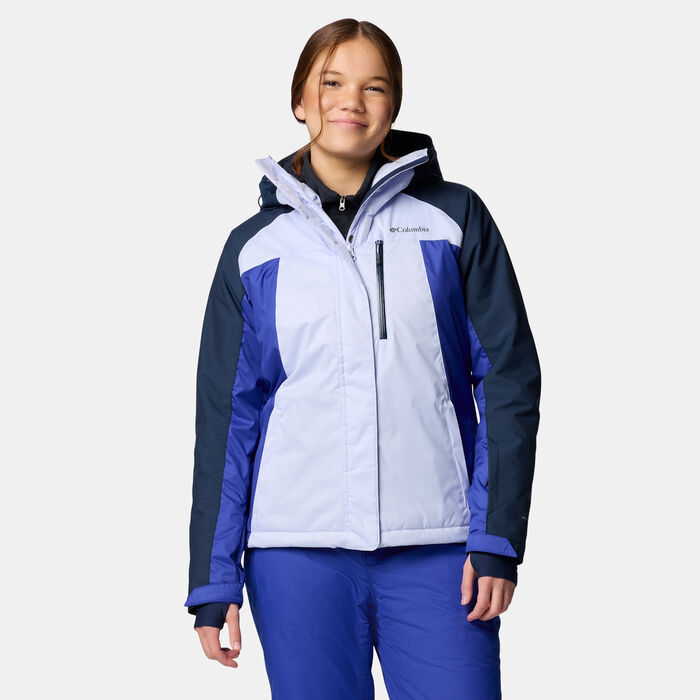 Columbia Women's Snowy Summit Insulated Hiking Jacket Blue image number 0