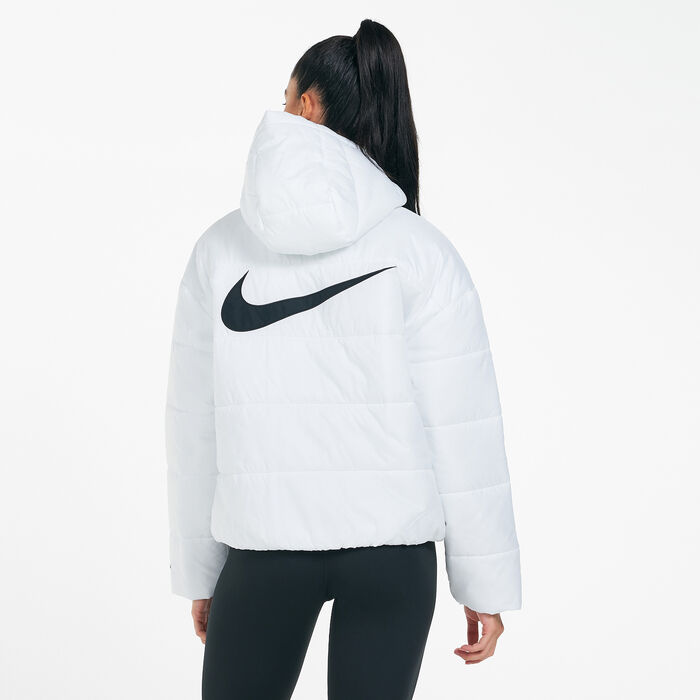 Nike Women's Sportswear Classic Jacket White Nike Women's Sportswear Classic Jacket White image number 1