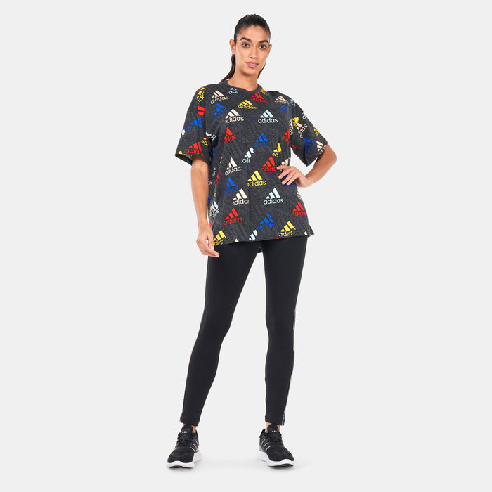 adidas Women's Essentials Boyfriend T-Shirt Multi image number 2