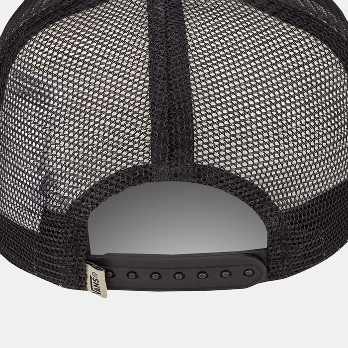 Vans Kids' Classic Off The Wall Trucker Cap Black Vans Kids' Classic Off The Wall Trucker Cap Black image number 1