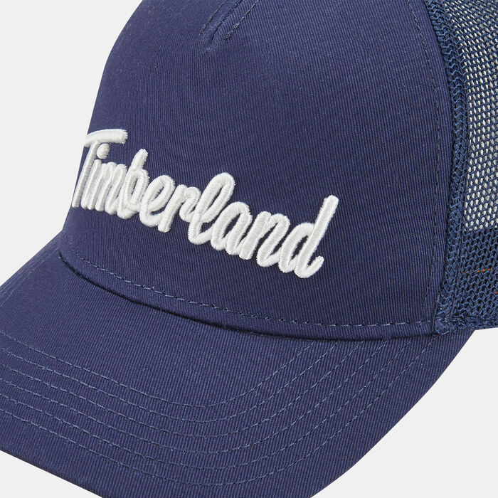 Timberland Men's 3D Logo Trucker Cap Blue image number 2