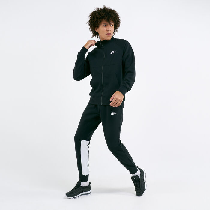 Nike Men's Sportswear Fleece Tracksuit Black Nike Men's Sportswear Fleece Tracksuit Black image number 0
