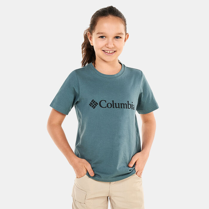 Columbia Kids' Basin Ridge™ Graphic T-Shirt Green image number 0