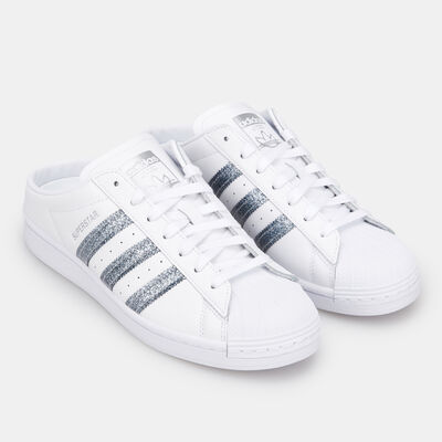 adidas Originals Women's Superstar Mule Shoe White