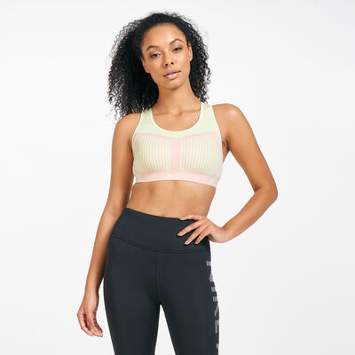 Nike Women's Phenom Flyknit Sports Bra Green
