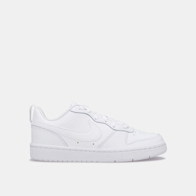 Nike Kids' Court Borough Low 2 Shoe (Older Kids) White