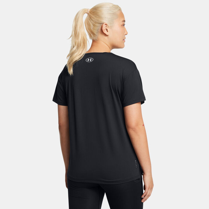 Under Armour Women's UA RUSH™ Energy 2.0 Training T-Shirt Black image number 1