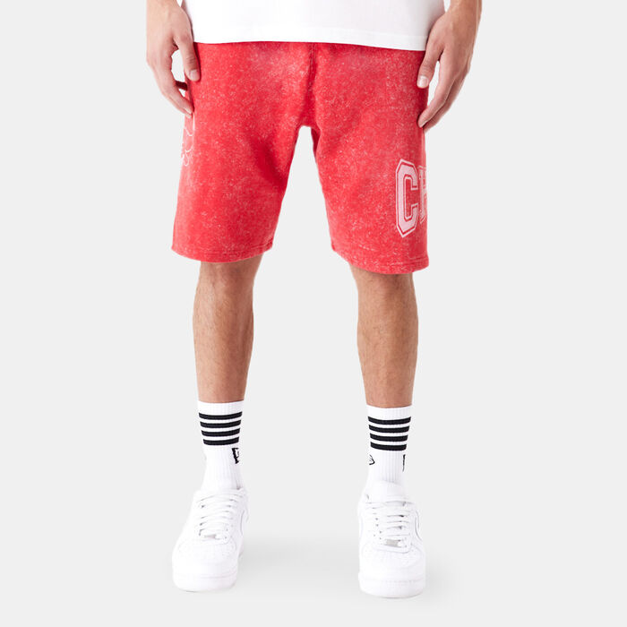 New Era Men's NBA Chicago Bulls Washed Shorts Red New Era Men's NBA Chicago Bulls Washed Shorts Red image number 0