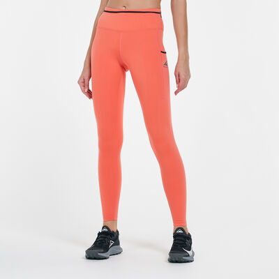 Nike Women's Epic Luxe Trail Leggings Orange Nike Women's Epic Luxe Trail Leggings Orange