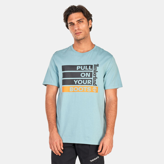 Timberland Men's Earth Day EK+ T-Shirt Blue Timberland Men's Earth Day EK+ T-Shirt Blue image number 0