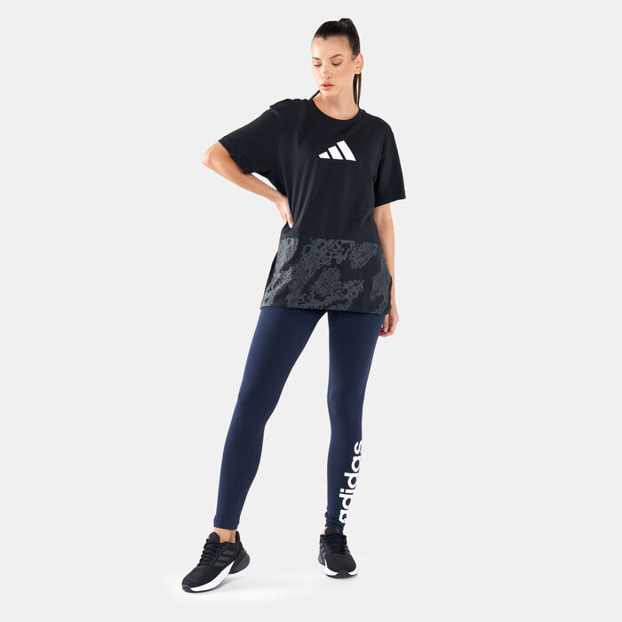 adidas Women's Graphic T-Shirt Black image number 2