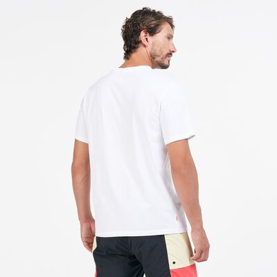 Timberland Men's Kennebec River Puffed Linear Logo T-Shirt Green