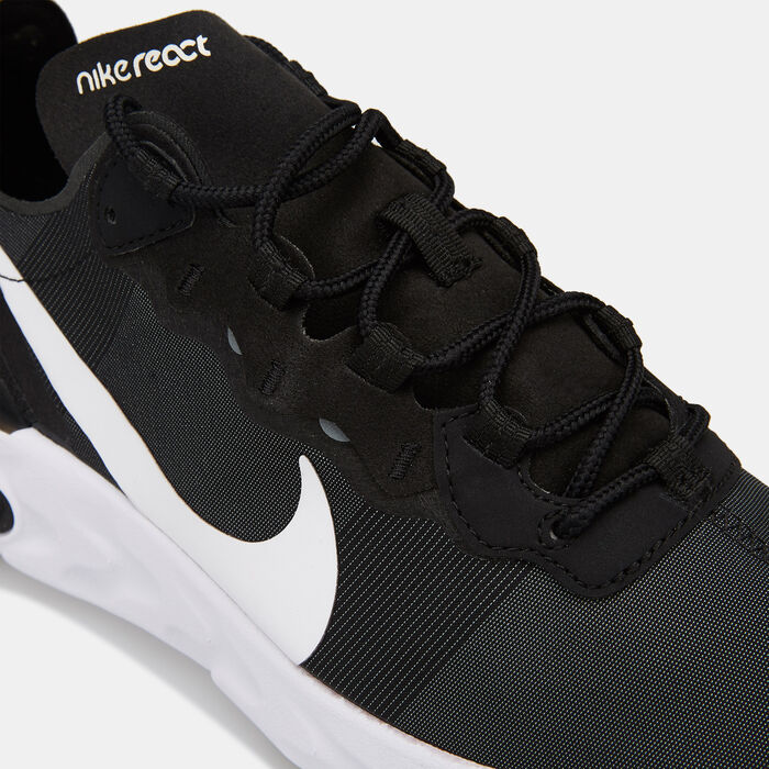 Nike Women's React Element 55 Shoe Black image number 5