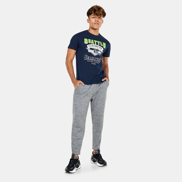 New Era Men's NFL Seattle Seahawks Team Wordmark T-Shirt Blue New Era Men's NFL Seattle Seahawks Team Wordmark T-Shirt Blue image number 2