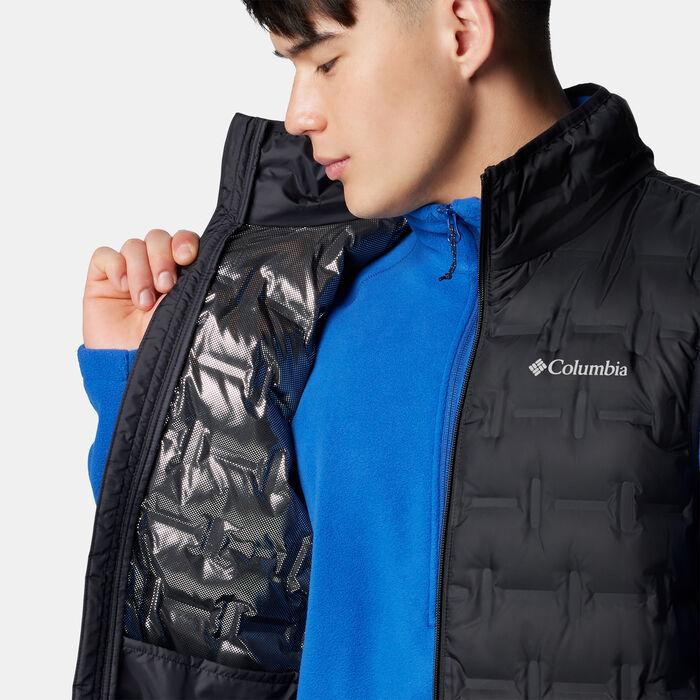 Columbia Men's Delta Ridge II Down Hiking Vest Black image number 4