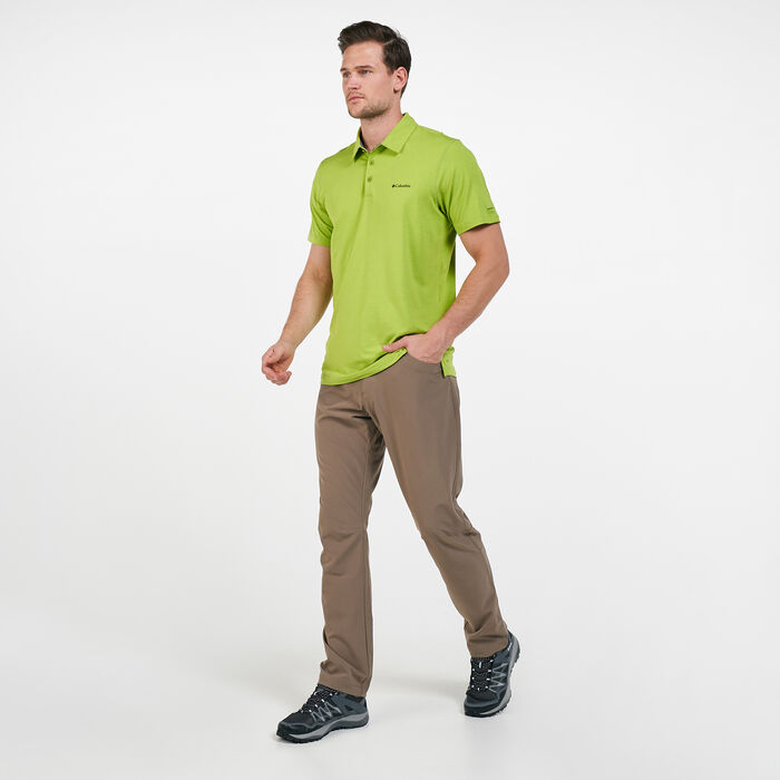 Columbia Men's Tech Trail™ Polo T-Shirt Green Columbia Men's Tech Trail™ Polo T-Shirt Green image number 2