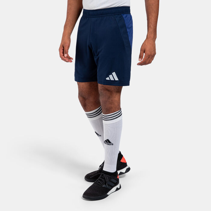 adidas Men's Manchester United 24/25 Away Replica Football Shorts Blue adidas Men's Manchester United 24/25 Away Replica Football Shorts Blue image number 0