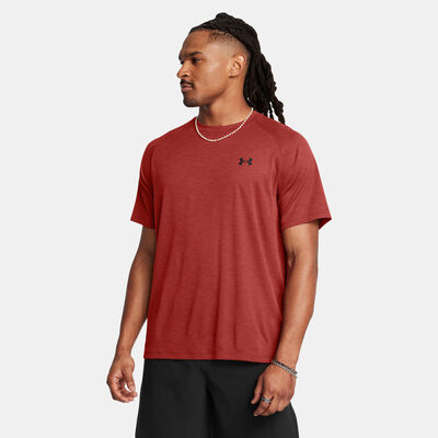 Under Armour Men's UA Tech Textured T-Shirt Orange