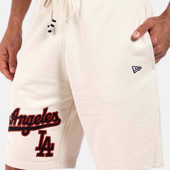 New Era Men's MLB Los Angeles Dodgers Lifestyle Shorts Beige image number 3