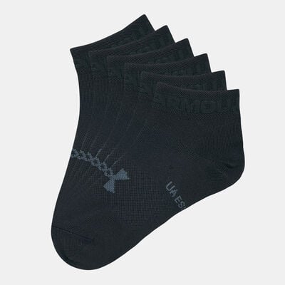 Under Armour Essential Low Cut Socks (3-Pack) Black Under Armour Essential Low Cut Socks (3-Pack) Black
