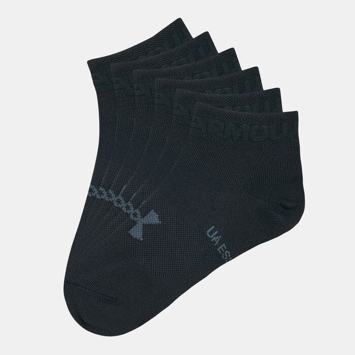 Under Armour Essential Low Cut Socks (3-Pack) Black Under Armour Essential Low Cut Socks (3-Pack) Black image number 0