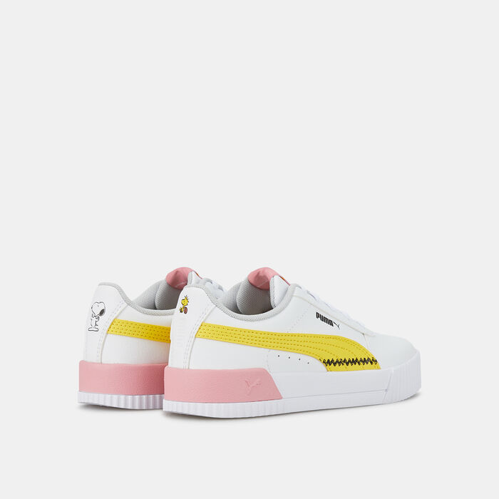 PUMA Kids' X Peanuts Carina Shoe White image number 2