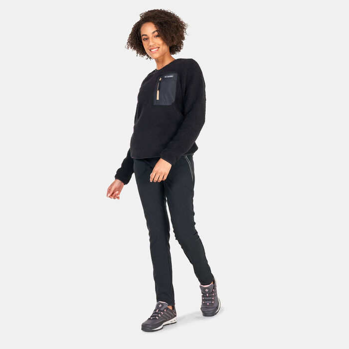 Columbia Women's West Bend™ Crew Sweatshirt Black Columbia Women's West Bend™ Crew Sweatshirt Black image number 2