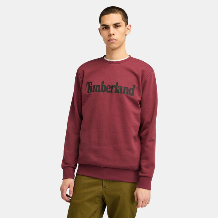 Timberland Men's Northwood Wordmark Logo Sweatshirt Pink Timberland Men's Northwood Wordmark Logo Sweatshirt Pink image number 0