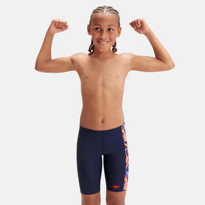 Speedo Kids' Hyper Boom Panel Swimming Jammers Blue