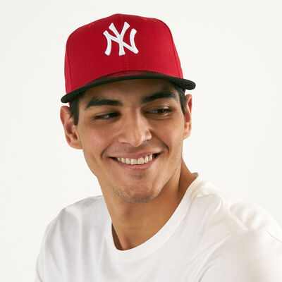 New Era Men's MLB Cotton Block Neyyan Cap Red