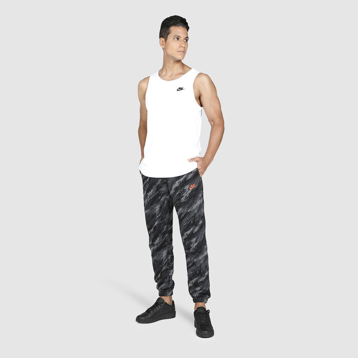 Nike Men's Sportswear Club Tank Top White image number 2