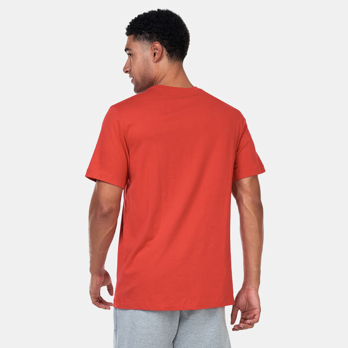 Nike Men's Sportswear Just Do It T-Shirt Red Nike Men's Sportswear Just Do It T-Shirt Red image number 1