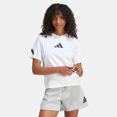 adidas Women's Z.N.E. T-Shirt White