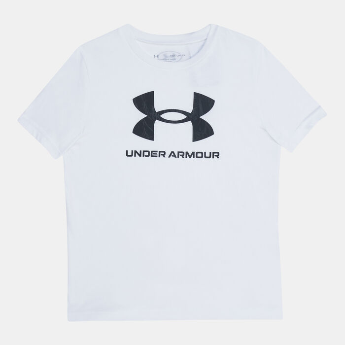 Under Armour Kids' Sportstyle Logo Training T-Shirt White Under Armour Kids' Sportstyle Logo Training T-Shirt White image number 0