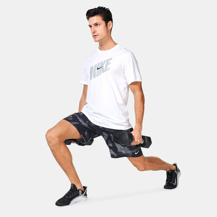 Nike Men's Form Dri-FIT Training Shorts Grey image number 2