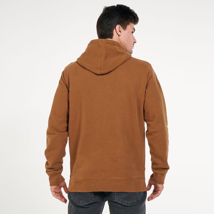 Timberland Men's Boot Logo Hoodie Brown Timberland Men's Boot Logo Hoodie Brown image number 1