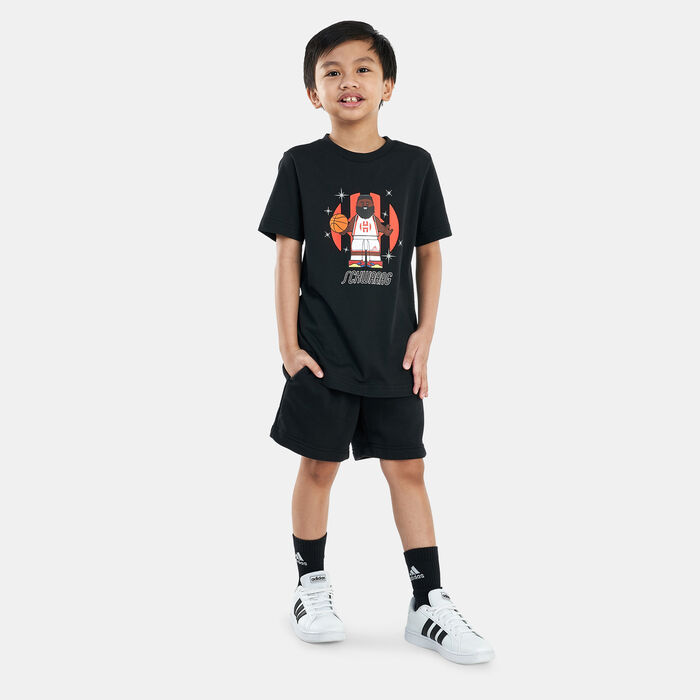 adidas Kids' Basketball T-Shirt Black adidas Kids' Basketball T-Shirt Black image number 2