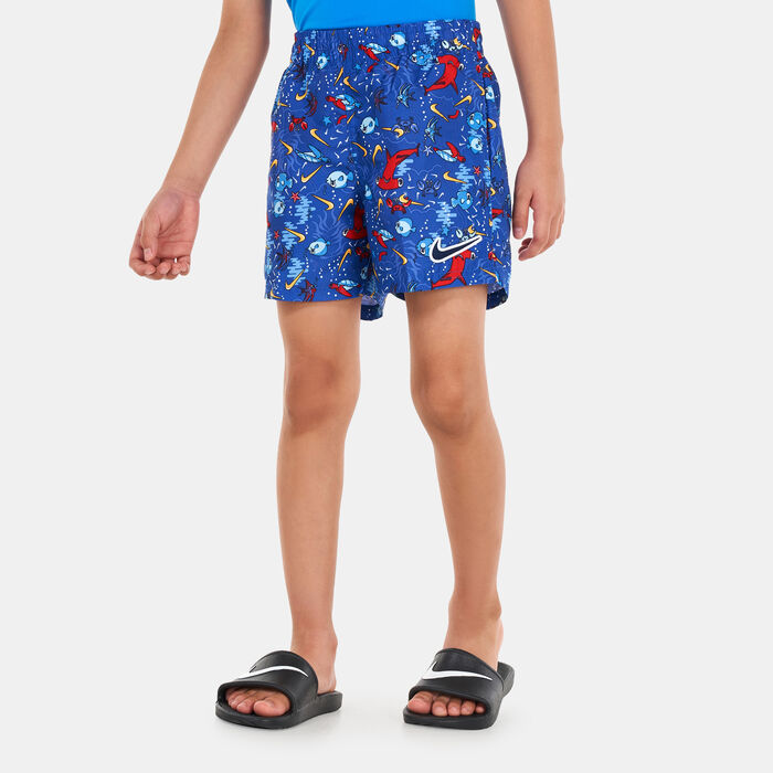 Nike Swim Kids' 4-inch Volley Shorts Blue image number 0