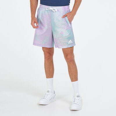 adidas Men's Essentials Tie-Dyed Inspirational Shorts Multi adidas Men's Essentials Tie-Dyed Inspirational Shorts Multi