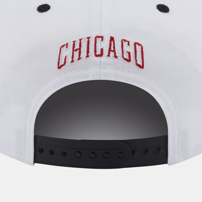 New Era Men's Chicago Bulls Crown Patch 9FIFTY Cap White