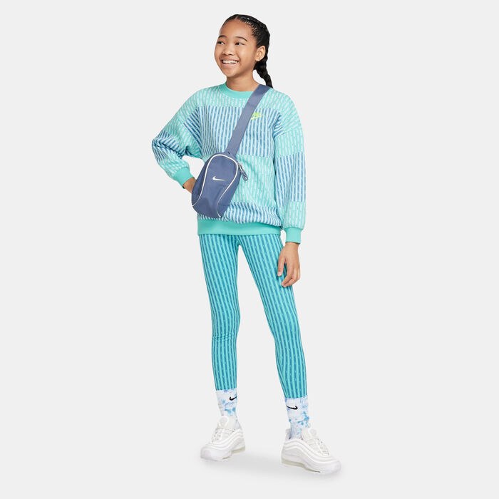 Nike Kids' Sportswear Club Fleece Sweatshirt (Older Kids) Blue Nike Kids' Sportswear Club Fleece Sweatshirt (Older Kids) Blue image number 2