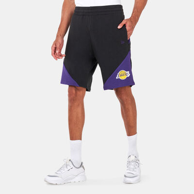New Era Men's NBA Los Angeles Lakers Team Shorts Black