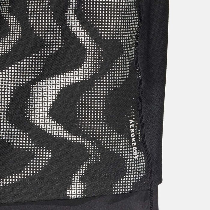 adidas Women's Ultimate UB Graphic Running T-Shirt Black image number 3