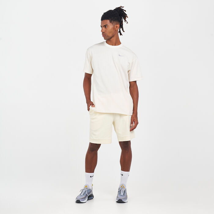 Nike Men's Sporstwear Modern Fleece Shorts White image number 2